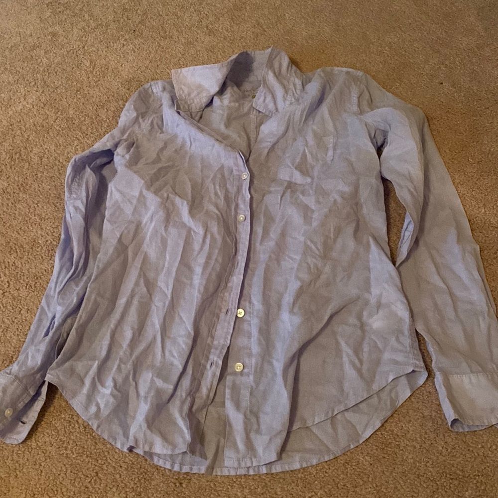 Lilly Pulitzer‎ lilac button down Xs